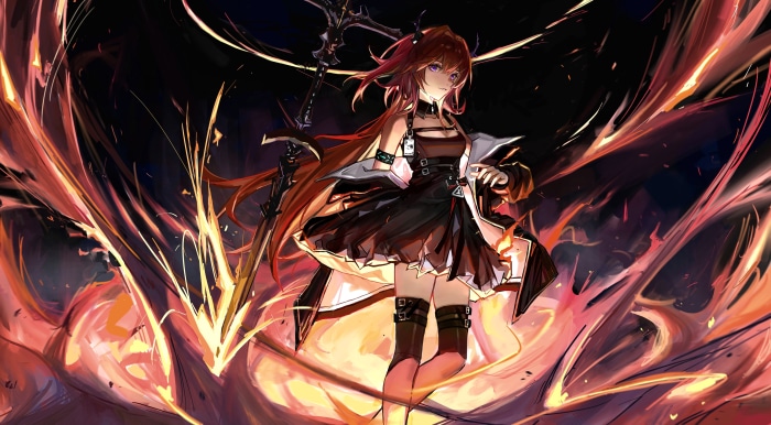 Surtr from Arknights 4K