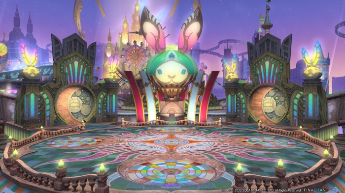 Final Fantasy XIV: Endwalker amusement park stage