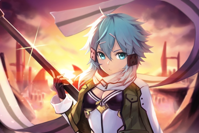 Sinon from Sword Art Online Alternative: Gun Gale Online
