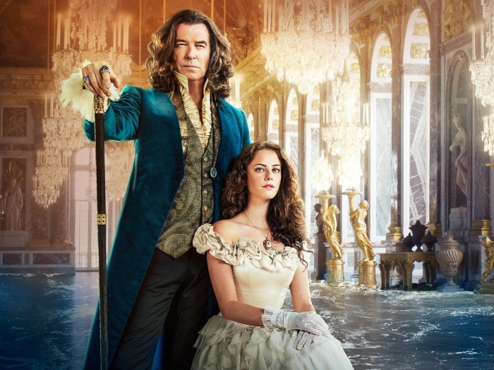Pierce Brosnan and Kaya Scodelario in The King's Daughter