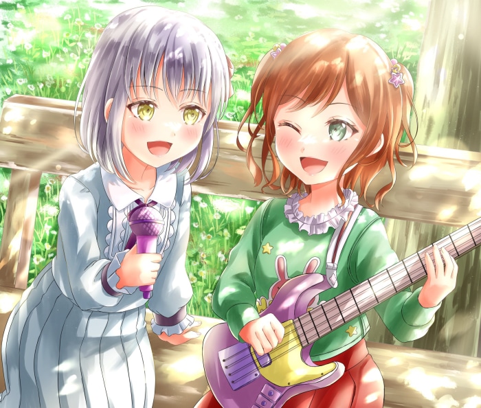 Lisa Imai and Yukina Minato from BanG Dream! Girls Band Party!