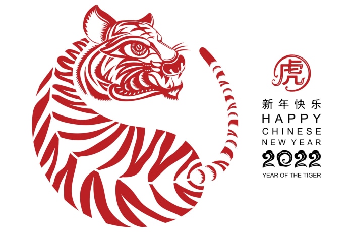 Happy Chinese New Year 2022 Year of the Tiger