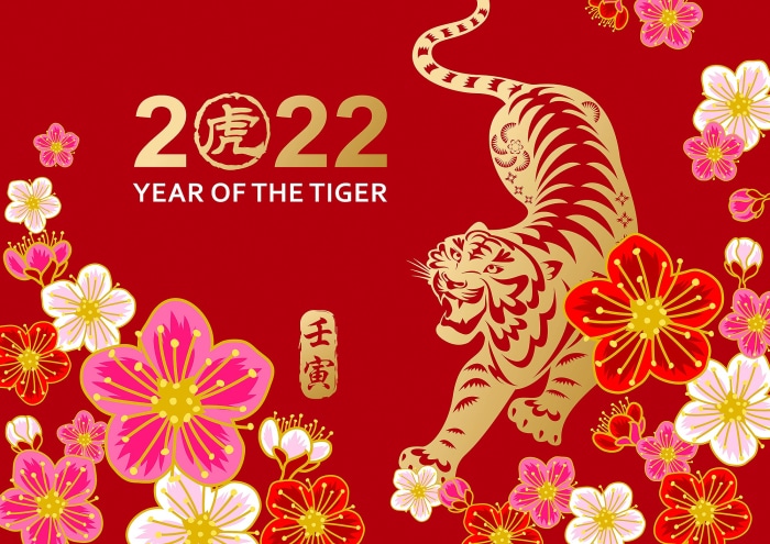 Year of the Tiger 2022 Chinese New Year