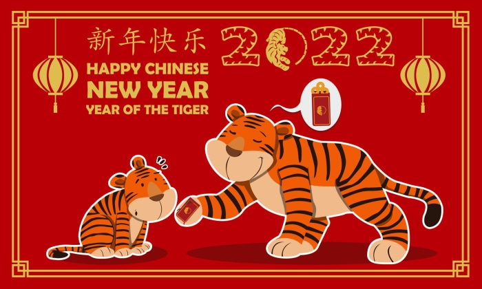 Happy Chinese New Year 2022 Year of the Tiger