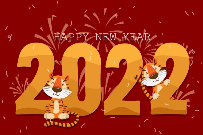 Happy New Year 2022 Year of the Tiger