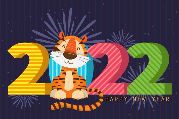 Year of the Tiger 2022 Happy New Year