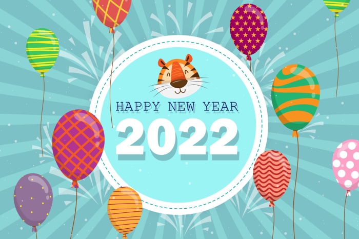 Happy New Year 2022 Year of the Tiger