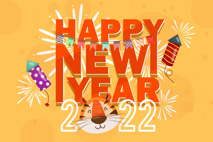 Happy New Year 2022 Year of the Tiger