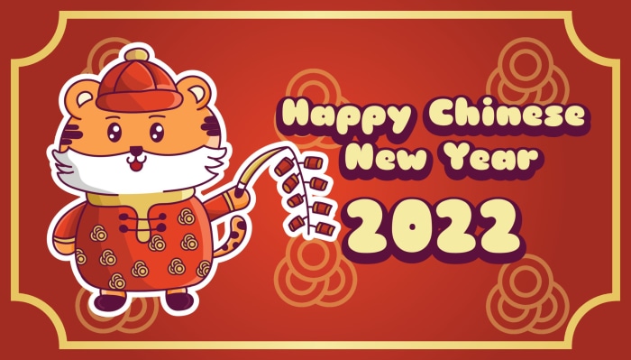Happy Chinese New Year 2022 Year of the Tiger