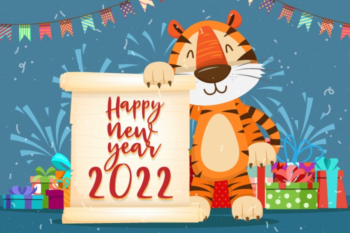 Happy New Year 2022 Year of the Tiger