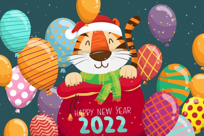 Happy New Year 2022 Year of the Tiger