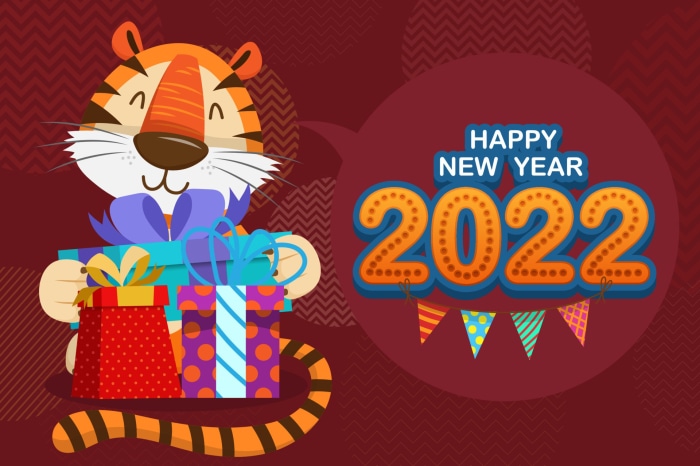 Happy New Year 2022 Year of the Tiger