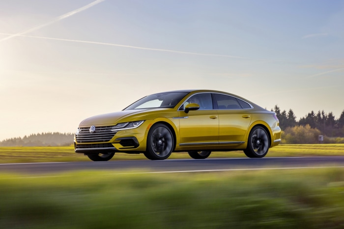 Yellow Volkswagen Arteon R-Line 4K
