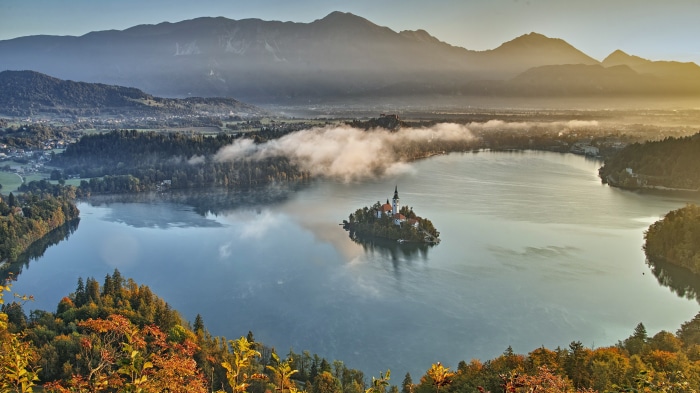 Assumption of Mary Church, Lake Bled, Slovenia