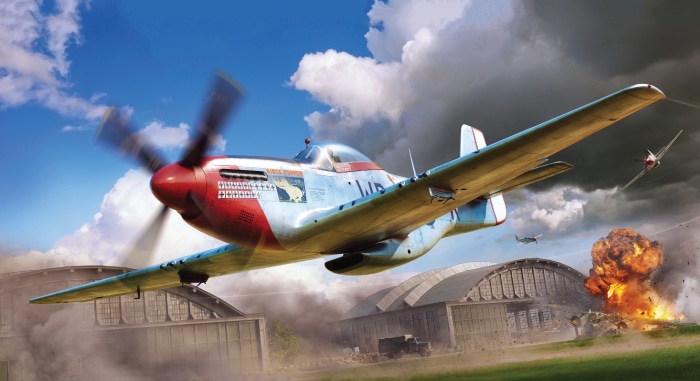 North American P-51 Mustang in combat