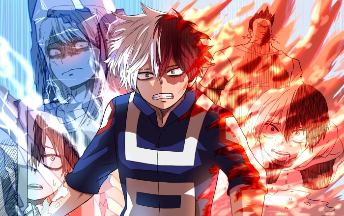 Shoto Todoroki from My Hero Academia 4K