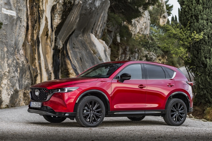 Red Mazda CX-5 Skyactiv-D 4K SUV