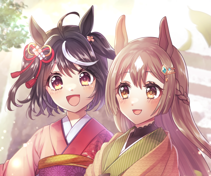 Satono Diamond and Kitasan Black from Uma Musume: Pretty Derby