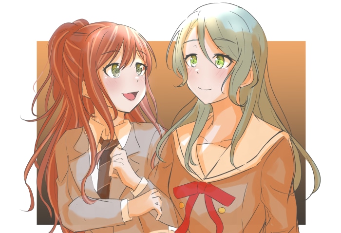 Sayo Hikawa and Lisa Imai from BanG Dream! Girls Band Party!