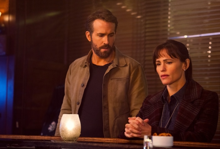 Ryan Reynolds and Jennifer Garner from The Adam Project