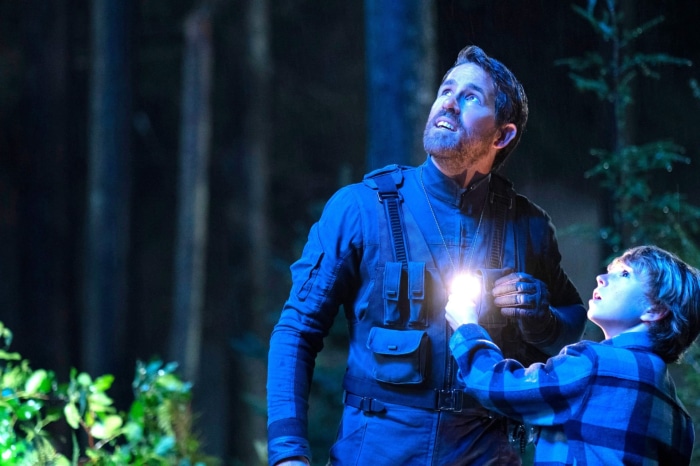 Ryan Reynolds and Walker Scobell in The Adam Project