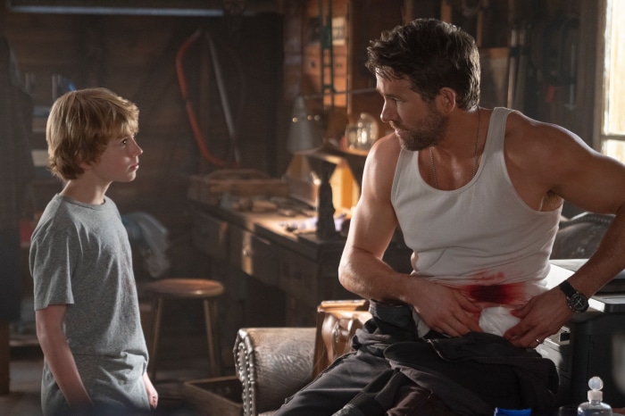 Ryan Reynolds and Walker Scobell in The Adam Project