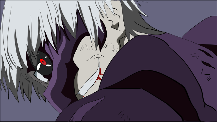 Ken Kaneki Kakuja from Tokyo Ghoul