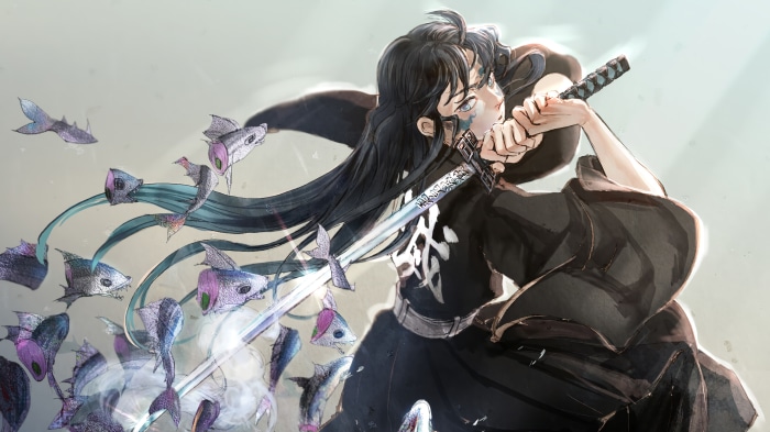 Muichiro Tokito from Demon Slayer Artwork