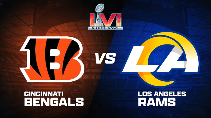 Super Bowl LVI: Cincinnati Bengals vs. Los Angeles Rams