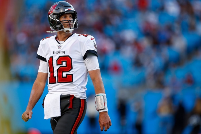Tom Brady of the Tampa Bay Buccaneers