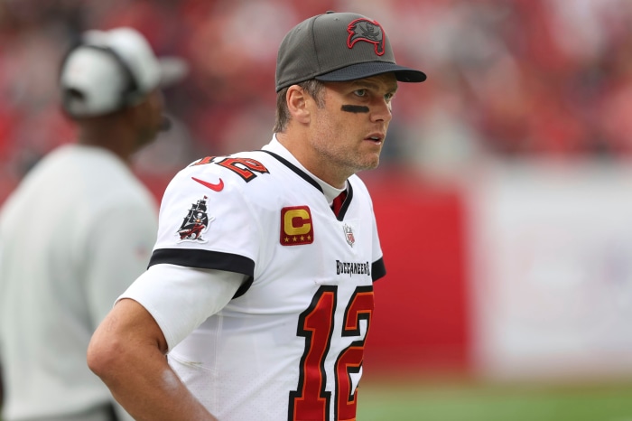 Tom Brady of the Tampa Bay Buccaneers