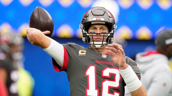 Tom Brady of the Tampa Bay Buccaneers