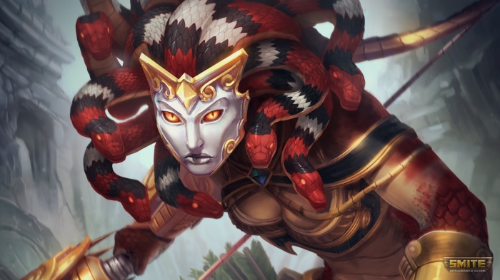 Scarlet Serpent Medusa from Smite