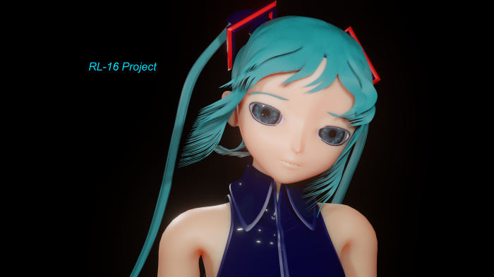 Hatsune Miku Blender New Bone, Blender, Hatsune Miku, Blender 3D, HD ...