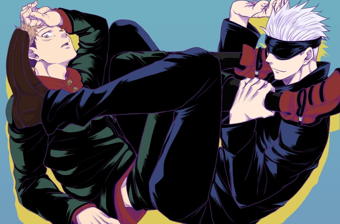 Yuji Itadori and Satoru Gojo from Jujutsu Kaisen 4K