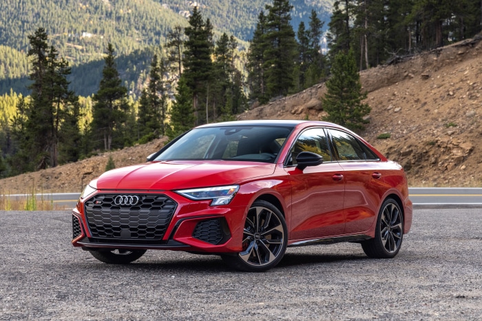Red Audi S3 Sedan 4K