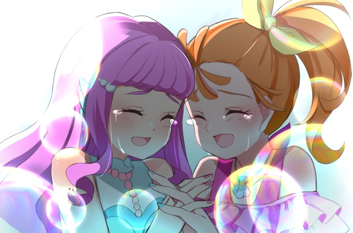 Manatsu Natsumi and Laura from Tropical-Rouge! Pretty Cure
