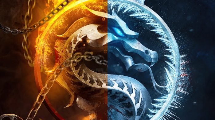 Mortal Kombat Logo 4K