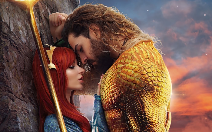 Aquaman and Mera Cosplay from DC Comics