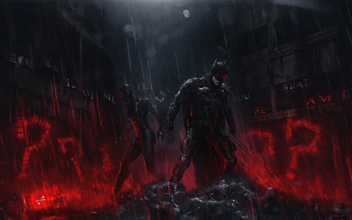 Batman and Catwoman in The Batman HD