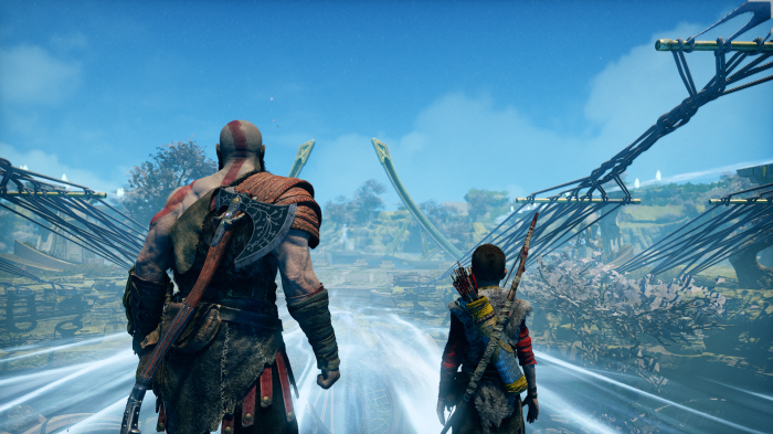 Kratos and Atreus in God of War