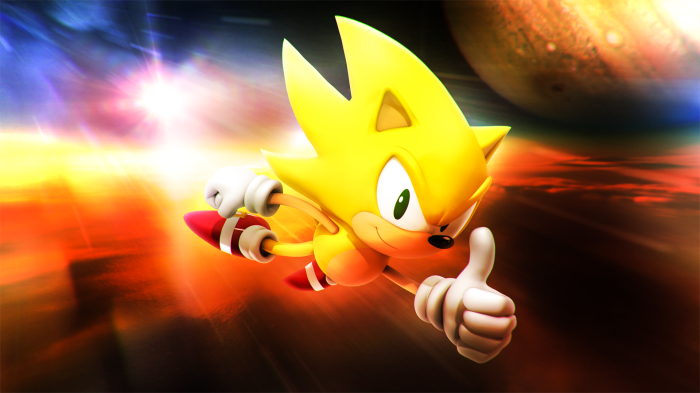Super Sonic from Sonic the Hedgehog