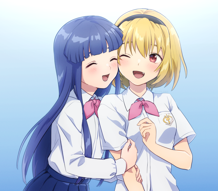 Satoko Hojo and Rika Furude from When They Cry