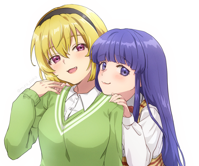 Furude Rika and Hōjō Satoko from When They Cry