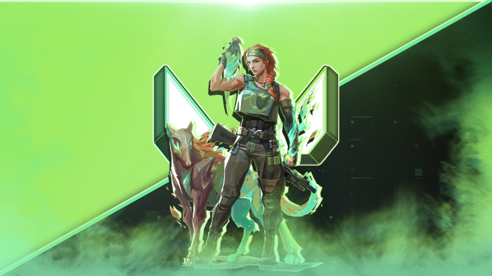 Skye from Valorant with Spirit Wolf