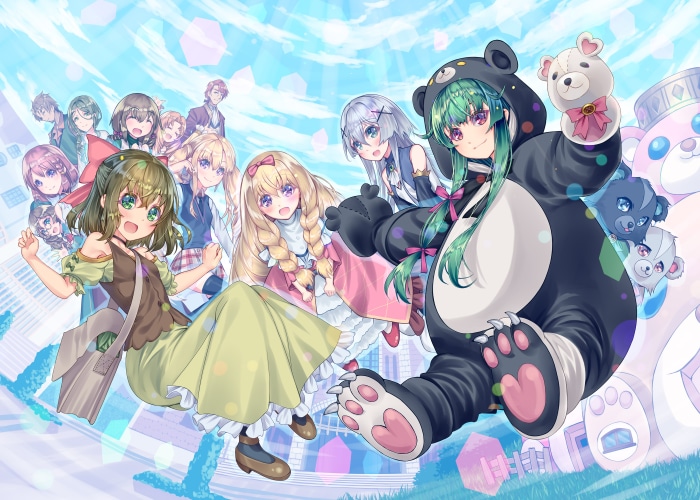 Kuma Kuma Kuma Bear Characters Group Artwork