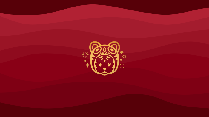 Year of the Tiger Chinese New Year 4K