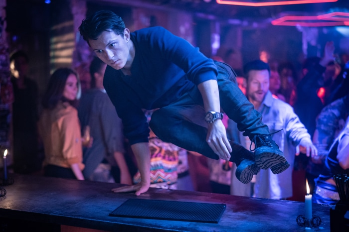 Nathan Drake from Uncharted in a nightclub