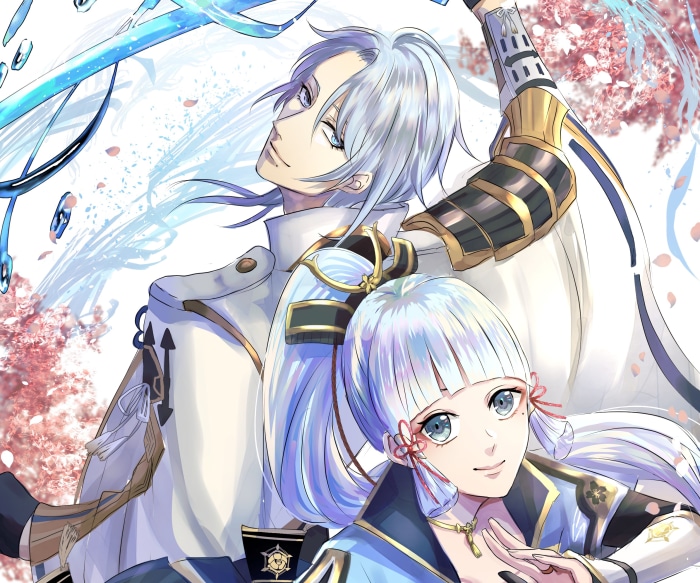 Kamisato Ayato and Ayaka from Genshin Impact