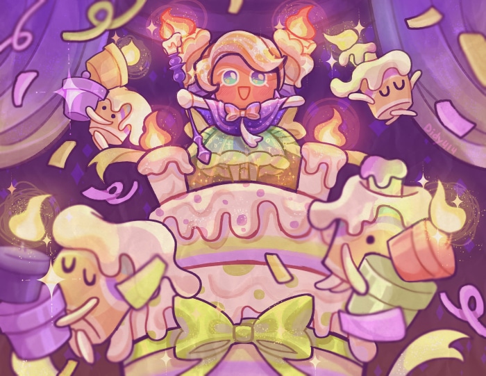 Birthday Cake Cookie from Cookie Run: OvenBreak